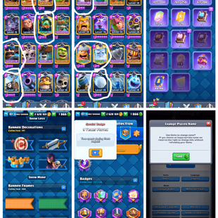 Canada Local || KT 15 (LVL.61) 111 CARDS MAX || Trophy Kissing, Lny Piggy, Pekka Ballon, Pish & Uc Rarest Emotes - Image 4