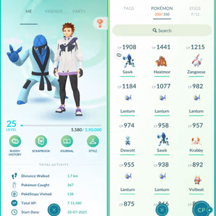 34] CAN EVOLVE - 155 | LEVEL 25 YEAR 2025 | 400 ITEMS STORAGE | 300 POKEMONS | NAME CHANGE FREE | INSTANT DELIVERY - Image 2