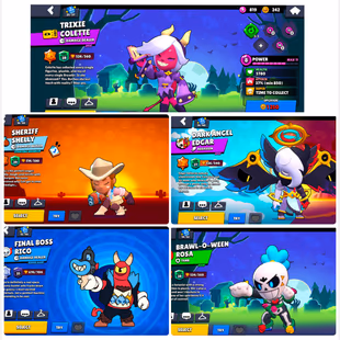 36K TROPHY! 131 SKINS! RARE TRIXIE COLLETTE! FINAL BOSS RICO! DARK ANGEL EDGAR! 15 HYPER 1 MAX TOTAL 16 MAX! 83 BR - Image 3