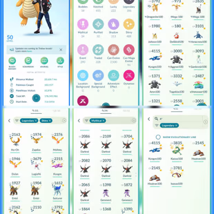 Level50 | 186 Legendary | 489 Shiny | 13 Shiny Legend | 2 Shiny Lucky Rayquaza | 112 Hundo | Hundo Kyogre | 34 Mythical - Image 1