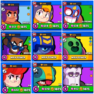 [ 17 RANK 30 BRAWLERS ] RANK 35 STAR SHELBY | R34 BEA | SUPER RARE | 33K CUPS | PREMIUM SKINS | GEMS 144 | FAST DELIVERY - Image 7