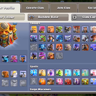 ❗[ PREMIUM TH-16 ]❗EB [23] | GG-SB [20] || HEROS: 70-88-45-52-32 || GOLDEN WALLS || STRONG DEF - TROOPS - Image 3