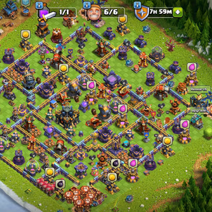 ❗[ PREMIUM TH-17 ]❗FIREBALL [20] - E.BOOT [20] || HEROS: 73-83-41-63-30 || STRONG DEF - TROOPS || FAST DELIVERY  - Image 1