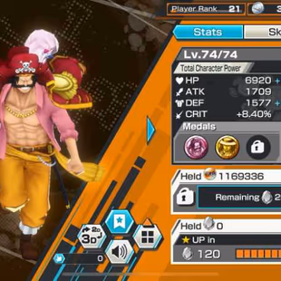 [2974] [IOS+ANDROID] 5 EX - Shanks Light + Kuzan + Lucci + Roger + Luffy G5 , Support 138 , Good Medal - Image 4