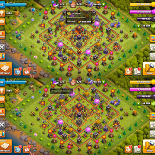 | RAREST 14.5K HIGH GEMS TH10 MAX | 6 EPIC UNLOCK | NOTHING LEFT FOR UPGRADE | CHECK PHOTOS | INSTANT DELIVERY | - Image 1