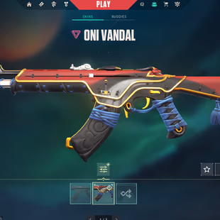 NA | 14 skins | Champions 2022 Butterfly Knife | Champions 2022 Phantom | Onimaru Kunitsuna | Oni Vandal | Oni Ares | - Image 4