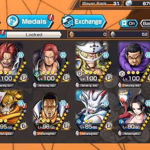 BR571-IOS+Android-6 Ex Meta(Kizaru+Shank v4+Roger v2+Shank v3+White Beard+Yamato)+Good Medal Support 152+Issho Max - Image 1