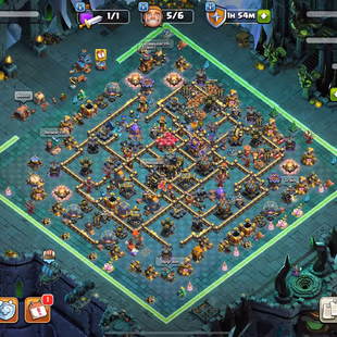 RARE🔥GERMANY LOCAL💎 32 EQUIPMENT [] TOWNHALL 17 - LEAGUE QUEEN - 100-100-70-75-50 HEROES -  3600 GEMS -270 MEDAL-BH 10 - Image 1