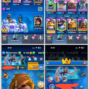 LEV-41 ACCT 1-MAX CARDS 7061-TROPHIES KT-13 ARENA-19 FREE RENAME CHEAP INSTANT DELIVERY GUARANTEED - Image 2