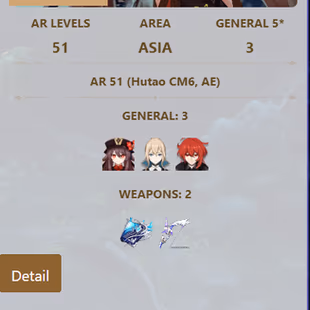 R161-ASIA-AR51-Hutao-Jeans-Diluc-Weapon: 2 - Image 5