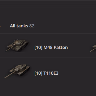 [NA] 5 TIER X | 28 PREMIUM TANK | TOTAL TANKS 82 | 5647 (52) WINS | 2913785 CREDITS | GOLD 8770 | - Image 2