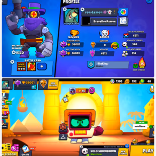 36K TROPHY! 131 SKINS! RARE TRIXIE COLLETTE! FINAL BOSS RICO! DARK ANGEL EDGAR! 15 HYPER 1 MAX TOTAL 16 MAX! 83 BR - Image 2