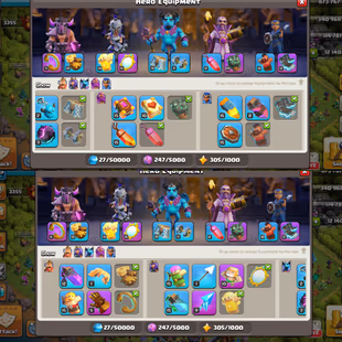 TH16 ||QUEEN MAX ||12140 GEMS ||| OLD OBSTACLES  - Image 6
