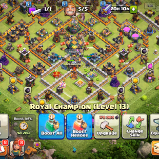 183 lvl | 14 TH Barbarian King Level  35 LVL | Archer Queen Level 37 LVL | Grand Warden Level 26 LVL | Champion Level 13 - Image 8