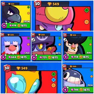 [ 17 RANK 30 BRAWLERS ] RANK 35 STAR SHELBY | R34 BEA | SUPER RARE | 33K CUPS | PREMIUM SKINS | GEMS 144 | FAST DELIVERY - Image 6