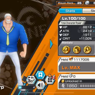 [3165] 7 EX META - Luffy G5 Light + Garp + Kuzan + Roger Dark + Yamato + Sabo + S-Snake , Support 122 , Good Medal - Image 8