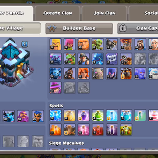 [SUPER RARE] TH13 |! NOTHING LEFT |! 6 BUILDER |! 350 CWL MEDAL |! EQUIPMENT GG-SB-AF-FA-FB-EB |! 1270 WAR STAR |! BH-9 - Image 3
