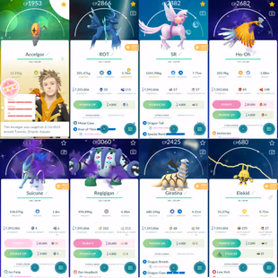 1781 LV46 Shiny Squirtle Osaka BG Shiny GMax Machamp Shiny Dialga Origin rare BG Shiny DMax Moltres - Image 3