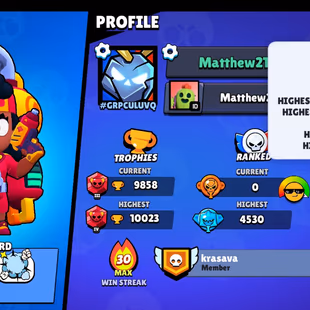|2in1| BS - COC | 9858 TROPHIES | 42 BRAWLERS | 3 Legendary | 1437 VICTORIES | 63 LVL | 151 GEMS | FULL ACCESS | GIFT - Image 4