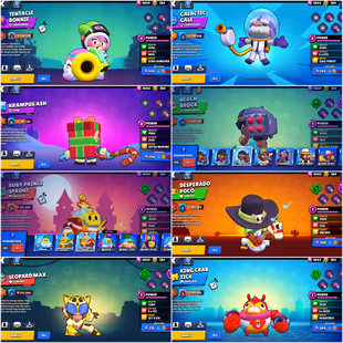 67 Bralwer | Trophy 20k | Max Brawler 9 | Skin 71 | Hayperchrad 2 | True Silver Lola+Kenji+Chester.Kit.Amber | - Image 7