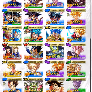 D613-IOS+Android-6 UL(Goku Uis+SS4 Gogeta+Gohan)+54 Legends+Vip Equi+Good Zenkai+Nice Team PVP+New Vegeta+399 Millions - Image 5