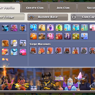 Th16 [3-League Skin] | Hero-92-94-70-45 | Max Defence | Wall Full Max | 3-Epic Max-2 Epic-26-Lvl-20 | XP 225 | NC-Yes | - Image 3