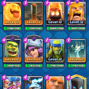 ❗[ 43X CARDS MAX ]❗LEVEL 55 || 121 CARDS UNLOCK || 86X EMOTES [RARE] || KT 15 || TROPHY: 8696 || FAST DELIVERY  - Image 6