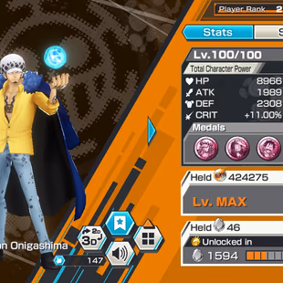 IOS-Android-Kid Law Max-Good Medal-SP 129%-Good BF Hakuba max-Rayleigh-Luffy-Cracker-HP777 - Image 3