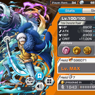 All Meta-5 Ex(Yamato Ace-Gear 5-Kid Law-Zoro-Shanks Blue)-Jabra-Rayleigh V3-229 Fragment-Support 141%-Good Medal-BR125 - Image 7