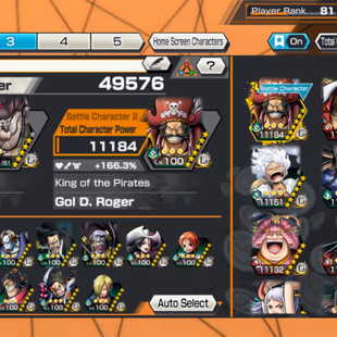 ZS10-HYBER 69+13 Ex(Shank V4+Roger+Lucci+Gear 5+Zoro+Kaido+Big Mom+Luffy)+Support 166%+Vip Medal+Bounty Festival Max - Image 3