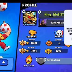 |2in1| BS - CR | 13221 TROPHIES | 39 BRAWLERS | 2 Legendary | 1174 VICTORIES | 76 LVL | 67 GEMS | FULL ACCESS | GIFT - Image 2