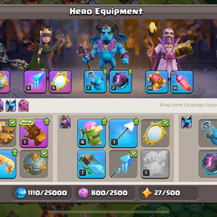 FULL MAX TOWNHALL 11 - HEROES 50/50/30/20 [] GOOD EQUIPMENTS [] INSTANT DELIVERY [] XP 106 [] iOS/Android - Image 6