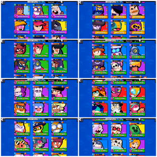 55 Brawler||Trophy 25k||Max brawler 11||Skin 48||Hayperchrad 6||Gem's 17||Coin 1k||Bling 500|| - Image 5