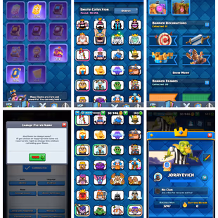 🌟 RAREST 2022 CRL BADGE 🌟 LEVEL 51 | KT 14 | 9000 TROPHIES | 15 MAX CARDS | 5 EVOLUTIONS | 3 ELITES | 48 EMOTES - Image 5