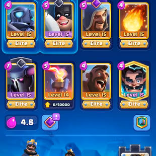 🔥 11.500 GEMS💎MAX 59 [] 7 ELITES [] 8 EVO [] XP55 [] KT15 [] 5 SKINS [] 58 EMOTES [] 6333 TROPHIES [] INSTANT   - Image 6