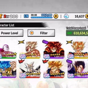 D727-Android-610 Million Power+8 ULTRA+10K Chrono Crytal+53 Legends+Good Equi+Nice Zenkai+Goku Uis-Team Daima+Saga+GT - Image 2