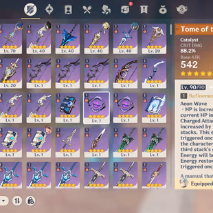 AR53 | ASIA [MALE] C3R1 Neuvillette + Arlecchino + Zhongli + Jean + Tighnari + Dehya + Keqing | Tome of Eternal Flow - Image 5