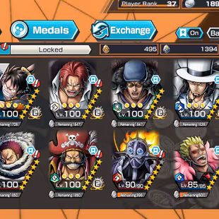 BR437-All Meta 5 Ex Max(Kuzan+Shank v4+Lucci+Gear 5+Roger)+Good Medal+Support 149+Young Ray Max+Katakuri Max+Oden v2+Boa - Image 4