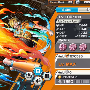 BR539-IOS+Android-5 Ex(Garp Max+Sabo Max+Kuzan Max+Akainu+Zoro)+527 Frags+Good Medal+Support 147+Sanji Max+Usopp Max - Image 3