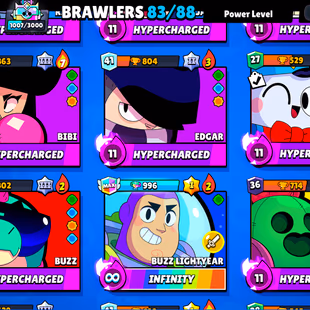 45K+TROPHY BS ACCOUNT|| STAR SHELLY SKIN BANANAS COLT ||125 TOTAL SKIN || 15 HYPER 2 MAX TOTAL 17 MAX || 8k HIGHEST RANK - Image 8
