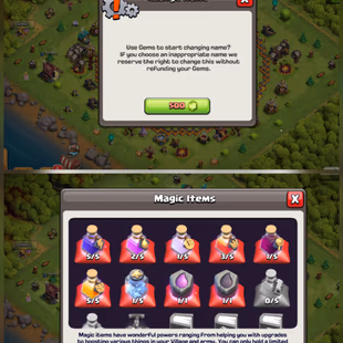 [ POWERFUL TH10 ] 98 XP | MAGIC ITEMS | 365 GEMS | HERO'S 40-40-10  | 500 GEMS RENAME | QUICK DELIVERY - Image 4