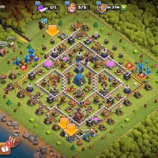 BEAST TH12 🔥 532 CWL MEDALS 💎 112 XP | MAGIC ITEMS | 264 GEMS | HERO'S 51-51-32-20  | 500 GEMS RENAME | QUICK DELIVERY - Image 1