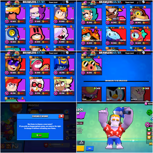 67 Bralwer | Trophy 20k | Max Brawler 9 | Skin 71 | Hayperchrad 2 | True Silver Lola+Kenji+Chester.Kit.Amber | - Image 4