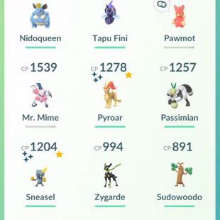 CHEAPEST || LEVEL 24 | 94 POKEMON | 13 SHINY | 3 LEGENDARY | NIDOQUEEN SKIN | RENAME AVAILABLE | INSTANT AVAILABLE - Image 5