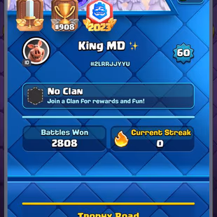 CRL 20 WIN EMOTE [] 48 MAX CARD [] 26 ELITE - 15 EVO - ULTIMATE CHAMPION ARENA 23 - 71 EMOTES - XP 60 - 3K GEM - Image 6