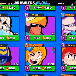 Brawl Stars : 45 BRAWLERS | 3 Legendary | 13588 TROPHIES | 84 LEVEL | 1681 VICTORIES | 46 GEMS | FULL ACCESS | GIFT - Image 8