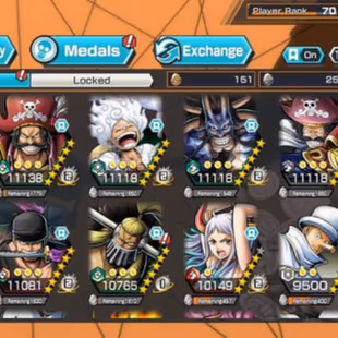 BR329-Hyber 55+10 Ex(Roger v2+Gear 5+Roger+Shank v3+Kaido v3+Zoro+Shank....)+Vip Medal+SUP 164%+Many Bounty Festival Max - Image 1