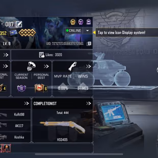 LEVEL 352 [] LEGENDARY 5 [] EPIC GUN 229 [] GUN COLLECTION 641 [] EPIC SOLDIERS 135 [] VEHICLES 152 - Image 3