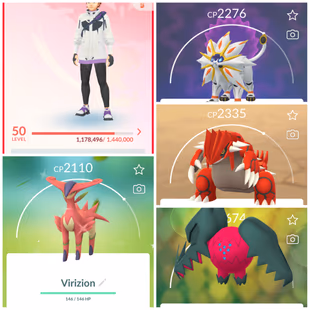 Level 50+ [Solgaleo/Lunala] 48 Legendary|Kyogre|Groudon|Zacian|Ho-Oh|Lugia|Regidrago|Regieleki|Team Valor|650 - Image 1