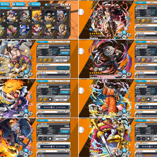 IOS-Android-2 Ex(Shank V3 Max-Big Mom)-Good BF Cracker Max-Katakuri Max-Oden-King Alber-Uta-Doflamingo-Good Medal-Q40 - Image 1